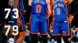 79比73！NBA近8年最低分一战 尼克斯76人带你穿越